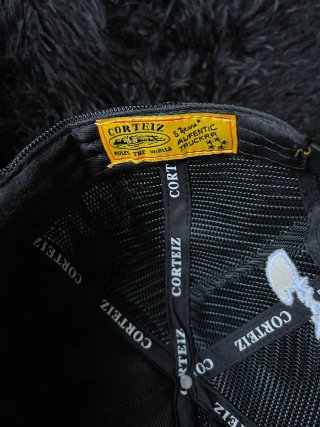 Gorra Trucker Corteiz Negra