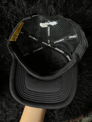 Gorra Trucker Corteiz Negra