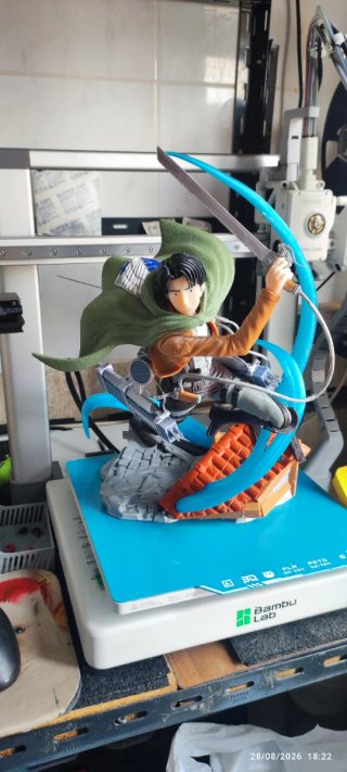 Figura Levi Ackerman Ataque a los Titanes