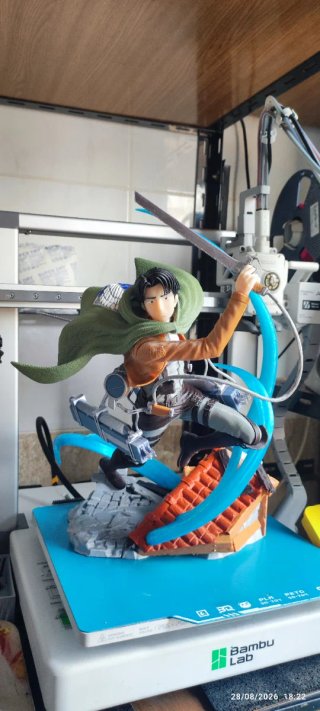 Figura Levi Ackerman Ataque a los Titanes