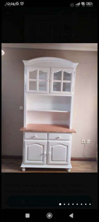Alacena restaurada madera de pino maciza