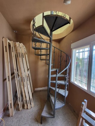 Escalera Caracol Forja