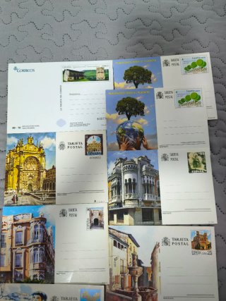Set di cartoline postali di Correos de España