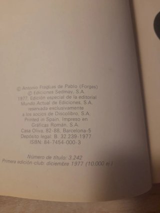"Forges4", edición especial de 1977.