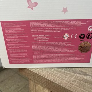 Caja Muñeca Antonio Juan Mi Primer Reborn