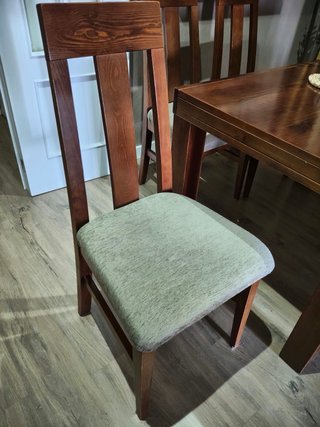 Mesa y 6 Sillas Comedor Madera