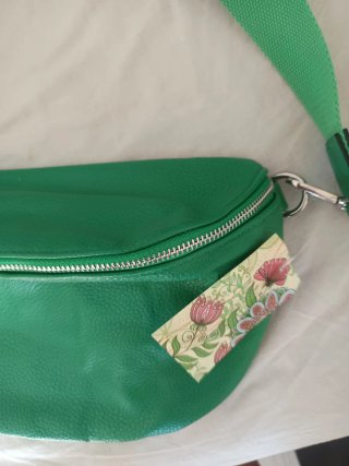Bolso/riñonera/bandolera verde gran capacidad