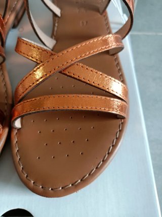 Geox de piel  Naranja Talla 37