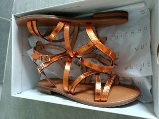 Geox de piel  Naranja Talla 37