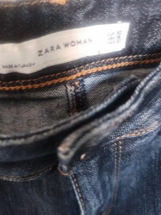 Falda tejana Zara Talla 42
