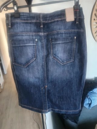 Falda tejana Zara Talla 42