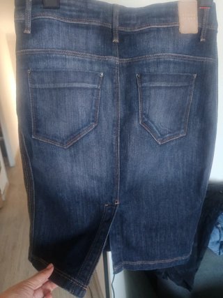 Falda tejana Zara Talla 42
