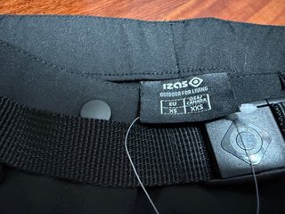 Pantalón Corto Trekking Izas Rillo W Negro