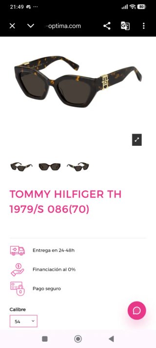 Occhiali da sole Tommy Hilfiger Donna TH 1979/S Tartaruga