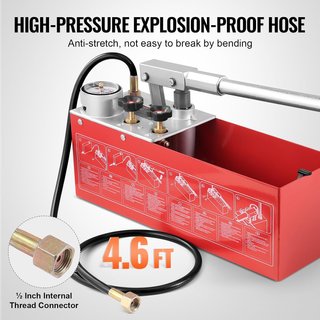 Bomba Prueba Hidrostática VEVOR 25 Bar