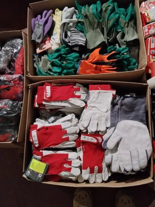 Lote de guantes de trabajo