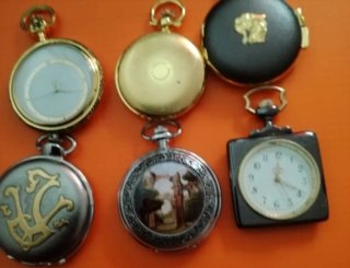 6 Relojes de Bolsillo