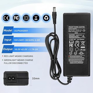 HPGAAVD cargador 42V 2A 6 conectores Bolsa 2L