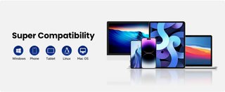 EYOYO EY‑046 Escáner Cod Barras 1D 2D QR BT 2.4G