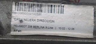 CREMALLERA DIRECCION PEUGEOT 206 BERLINA X-Line