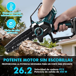 FYEARFLY Motosierra 6'' Brushless Makita18V 600W