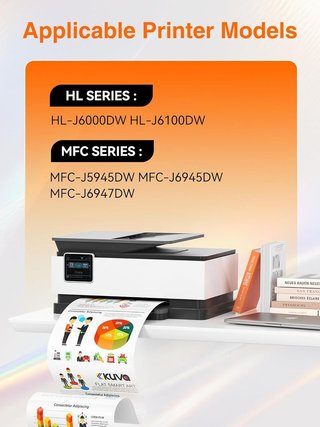 Kuva LC3239XL 4xTinta BCMY Brother HL-J6000DW