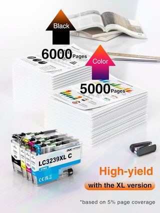 Kuva LC3239XL 4xTinta BCMY Brother HL-J6000DW