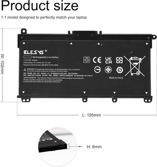 BLESYS Batería HP Pavilion 11.55V 3470mAh