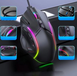 Ratón Gaming X15 RGB 12800 DPI Macro Programming
