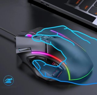 Ratón Gaming X15 RGB 12800 DPI Macro Programming