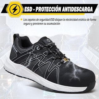 ISOOUS zapatos seguridad S3 SRC ESD impermeables