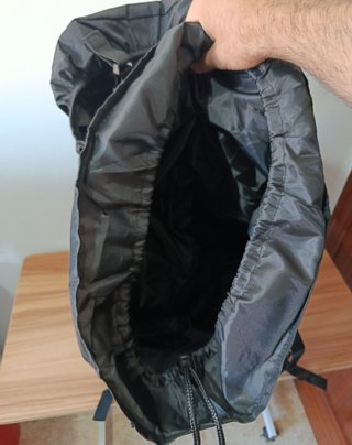 Mochila Negra 90L Impermeable - Nueva