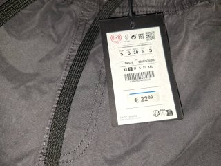 Bañador hombre gris talla S