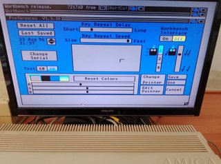 Commodore Amiga 500 con ampliación