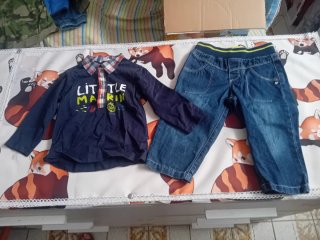 Set 9 pz bambino mezza stagione 12M