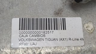 CAJA CAMBIOS VOLKSWAGEN TIGUAN (AX1) R-Line 4Motion