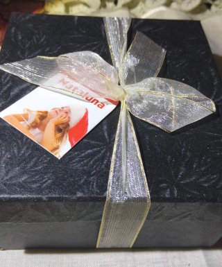 Candela Viola Metallizzata Glitter Nuova