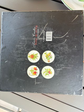 Set 4 piatti frutta Frutta del mio Paese   RD