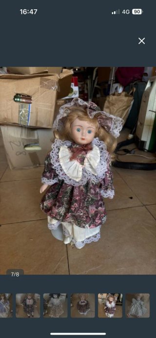 Lote Muñecas Antiguas Estilo Porcelana