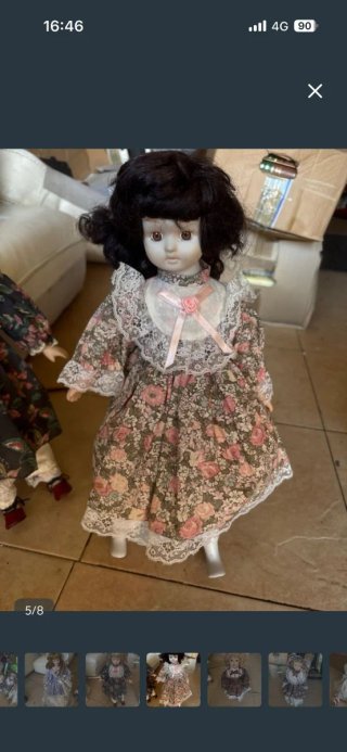 Lote Muñecas Antiguas Estilo Porcelana