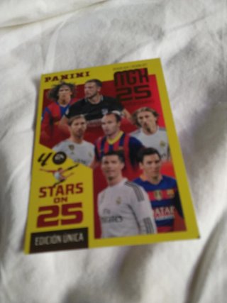 Panini Stars on 25 Football Cards