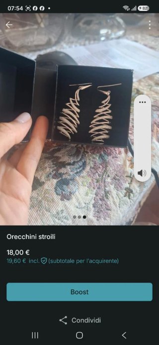 Orecchini Stroili oro pendenti