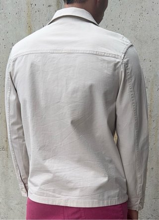 Sobrecamisa Zara Beige Ligera