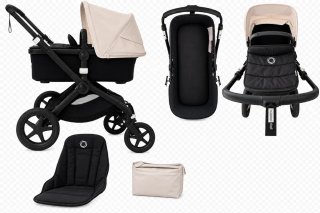 Bugaboo Fox 5 Silla de Paseo Negra y Beige