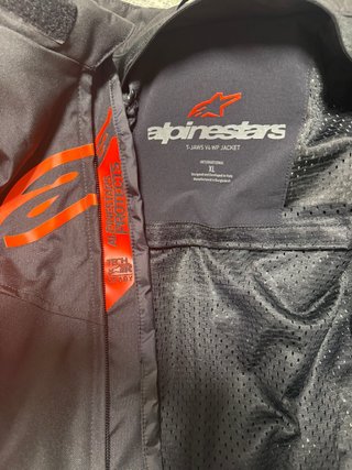 Chaqueta Alpinestars Negra y Naranja