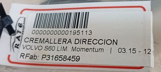 CREMALLERA DIRECCION VOLVO S60 LIM. Momentum