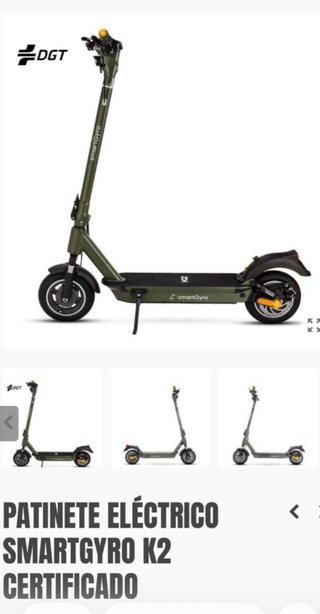 Patinete Eléctrico Smartgyro K2 Army