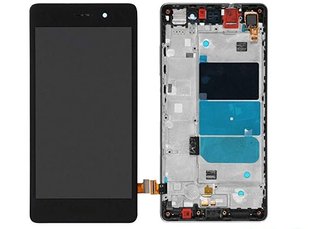SCHERMO NERO CON CORNICE PER HUAWEI P8 LITE (ALE-L21)