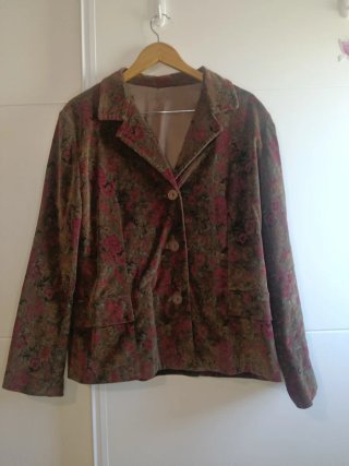 Americana vintage flores talla 46