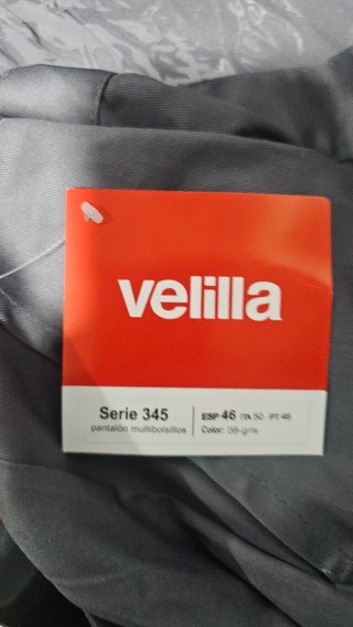 Pantaloncini da lavoro Velilla Grigi 345